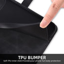 OnePlus 7 Pro Wallet Cover Screen Protector Crossbody Zipper Card Holder
