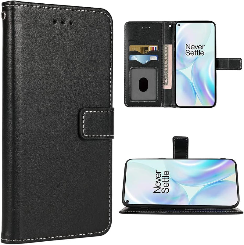 OnePlus 8 Pro One Plus 8Pro 5G Wallet Case Wrist Strap Lanyard Leather Flip Cover - Gorilla Cases