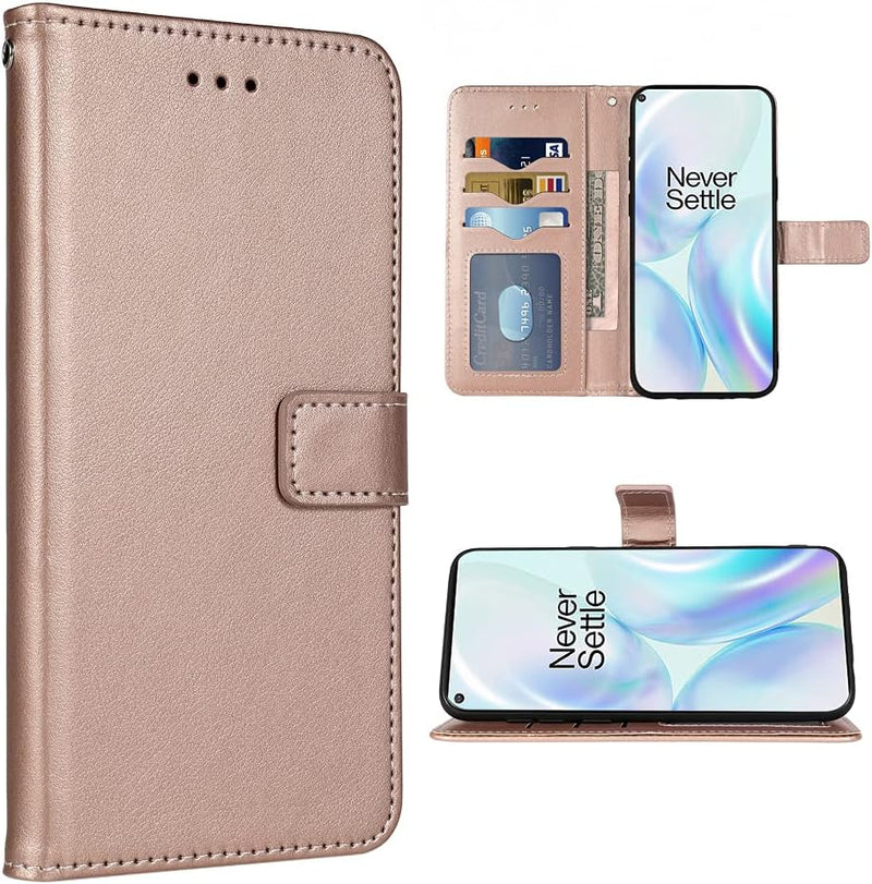 OnePlus 8 Pro One Plus 8Pro 5G Wallet Case Wrist Strap Lanyard Leather Flip Cover - Gorilla Cases