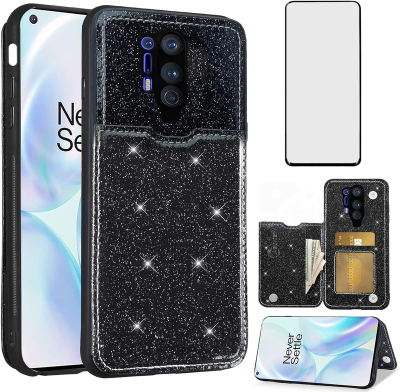 OnePlus 8 Pro One Plus 8Pro 5G Wallet Cover Screen Protector Credit Card Holder - Gorilla Cases