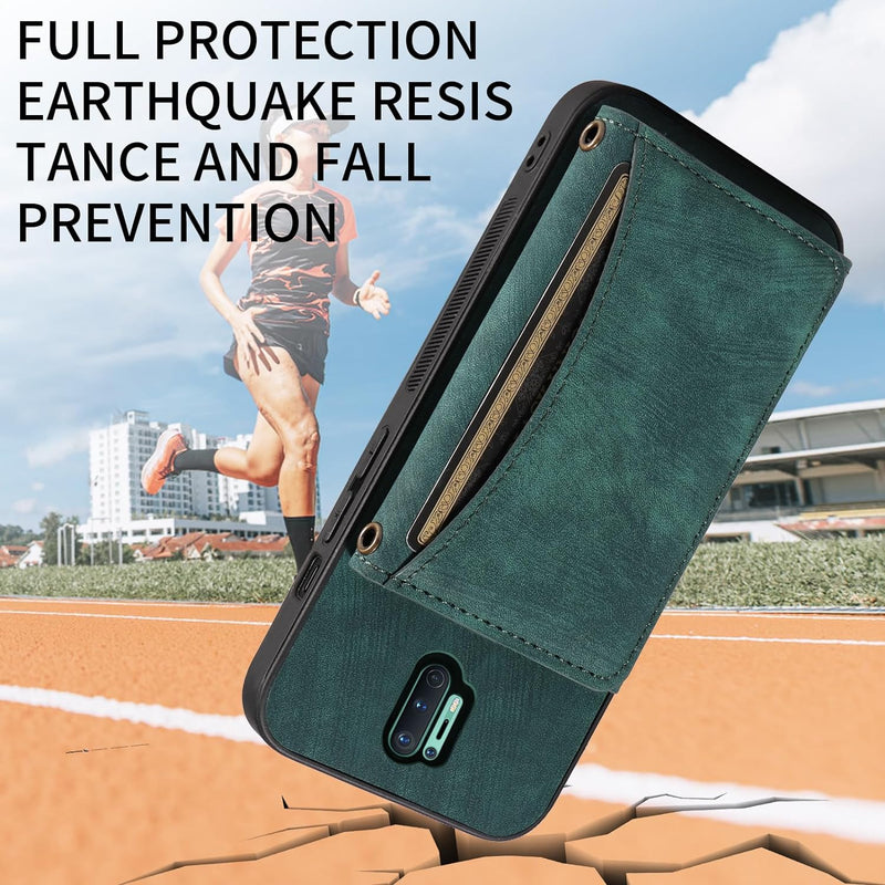 OnePlus 8 Pro One Plus Wallet Cover Crossbody Shoulder Slim Stand Cell - Gorilla Cases