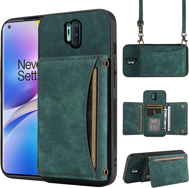 OnePlus 8 Pro One Plus Wallet Cover Crossbody Shoulder Slim Stand Cell - Gorilla Cases