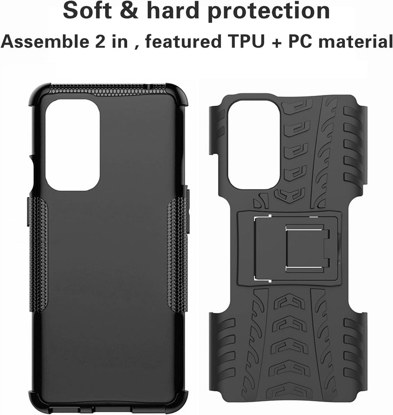 OnePlus 9 case Shockproof Heavy Duty Combo Hybrid Rugged Dual Layer Grip Cover - Gorilla Cases