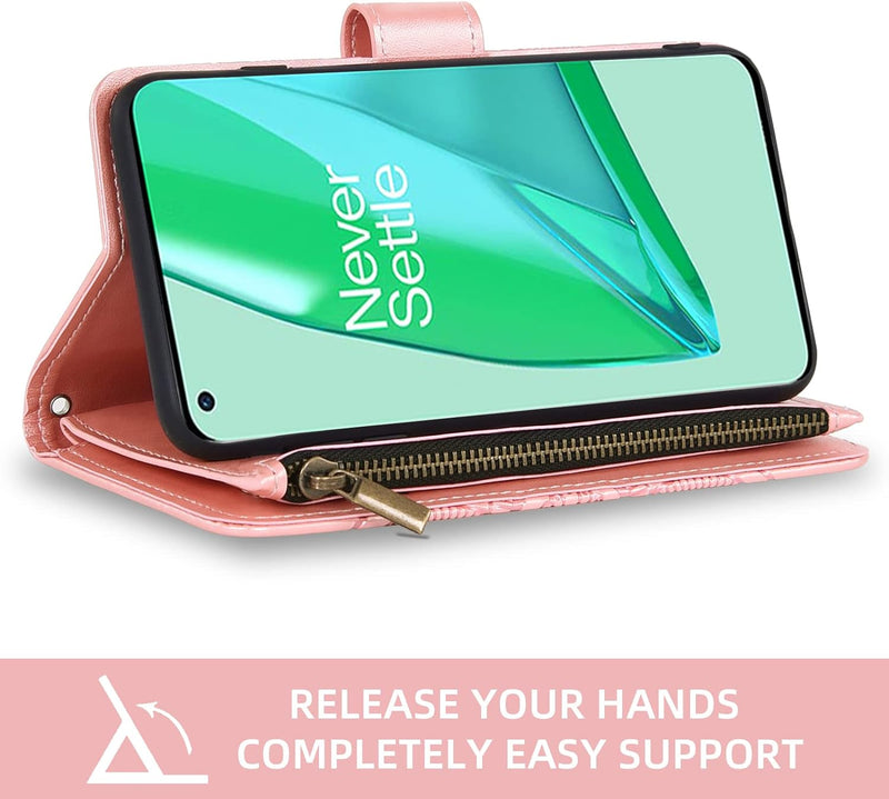 ebestStar - Cover per OnePlus 9 Pro, Custodia Libro Protezione Portafoglio, Pelle PU Porta Carte, Nero/Rosso ebestStar - Cover per OnePlus 9 Pro, Custodia Libro Protezione Portafoglio, Pelle PU Porta Carte, Nero/Rosso