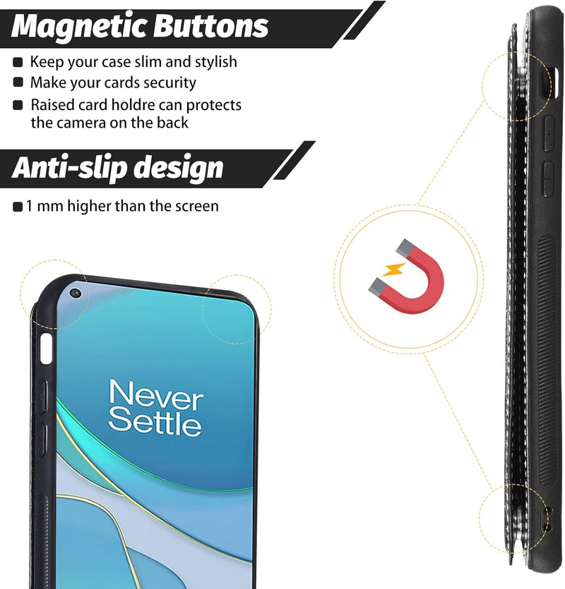 Custodia per telefono per OnePlus 9 Pro One Plus 9Pro 5G Custodie a portafoglio con pellicola protettiva in vetro temperato in pelle sottile custodia flip porta carte accessori On 1Plus 1 Custodia per telefono per OnePlus 9 Pro One Plus 9Pro 5G Custodie a portafoglio con pellicola protettiva in vetro temperato in pelle sottile custodia flip porta carte accessori On 1Plus 1