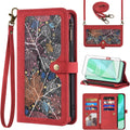 OnePlus 9 Pro One Plus 9Pro 5G Wallet Cover Screen Crossbody Zipper Credit Card Holder