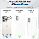 Phone Case Compatible with Iphone 16 Pro Compatible with Lens Camera Protection, Frameless Minimalist Design