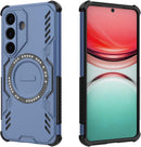 Phone Case Compatible with Samsung Galaxy S26 5G Full Body Rugged Shockproof Hard Thin Solid Support Wireless Charging Case Phone Back Cover(Blue)