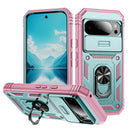 Pixel 10 Pro XL 360° Metal Rotated Ring Heavy Duty Case