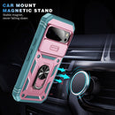 Pixel 10 Pro XL 360° Metal Rotated Ring Heavy Duty Case