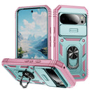 Pixel 10 Pro XL 360° Metal Rotated Ring Heavy Duty Case