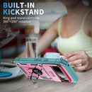 Pixel 10 Pro XL 360° Metal Rotated Ring Heavy Duty Case