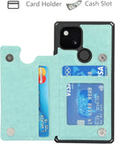 Pixel 5 Wallet Case with RFID Blocking Card Holder