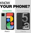 Pixel 5 Water Resistant Built - in Screen Protector Belt Clip Case