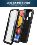 Pixel 5 Water Resistant Built - in Screen Protector Belt Clip Case