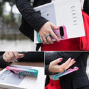 Pixel 9 Case Pixel 9 Pro Case Ring Moving Liquid Holographic Sparkle Glitter Case Diamond Protective Case