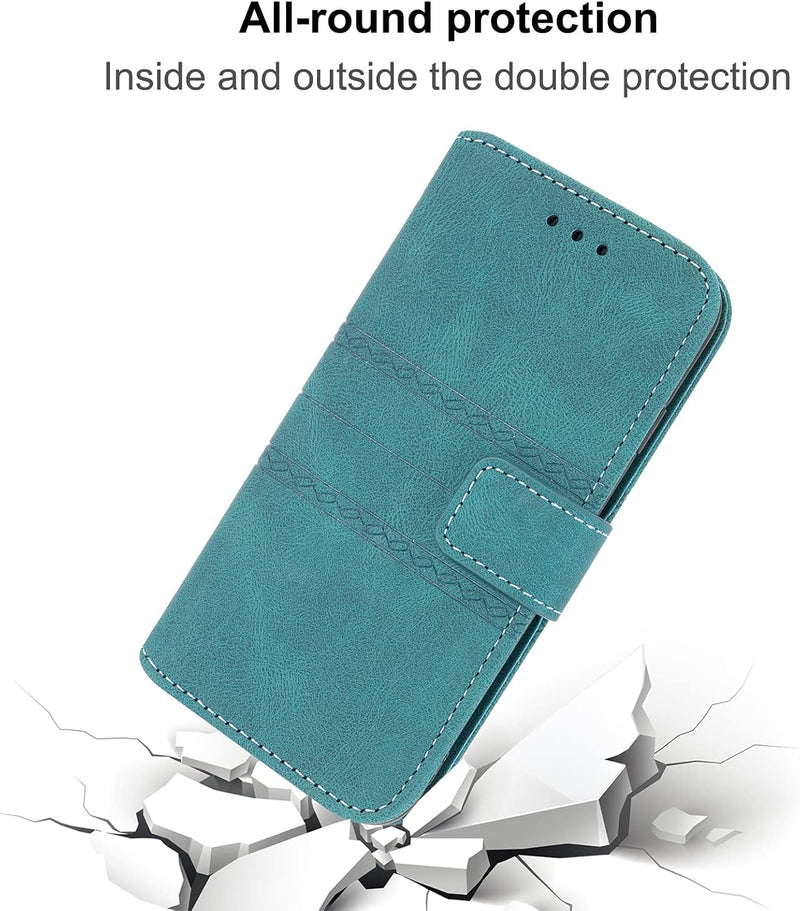 Pixel 9 Case Wallet Cover with Card Holder Lanyard Stylish PU Leather Phone Case - Gorilla Cases