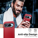 Pixel 9 Pro Phone Case Google Pixel - 9 Case 2PCS Screen Protector Heavy Duty Cover Black