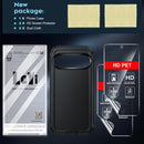 Pixel 9 Pro Phone Case Google Pixel - 9 Case 2PCS Screen Protector Heavy Duty Cover Black