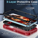 Pixel 9 Pro Phone Case Google Pixel - 9 Case 2PCS Screen Protector Heavy Duty Cover Black