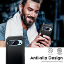 Pixel 9 Pro Phone Case Google Pixel - 9 Case 2PCS Screen Protector Heavy Duty Cover Black