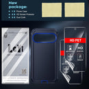 Pixel 9 Pro Phone Case Google Pixel - 9 Case 2PCS Screen Protector Heavy Duty Cover Black