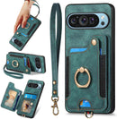 Pixel 9 Pro XL Card Holder Wallet Ring Stand Phone Case