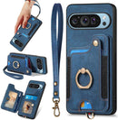 Pixel 9 Pro XL Card Holder Wallet Ring Stand Phone Case