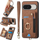 Pixel 9 Pro XL Card Holder Wallet Ring Stand Phone Case