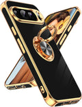 Pixel 9 Pro XL Gold Ring Holder Case