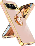 Pixel 9 Pro XL Gold Ring Holder Case