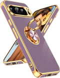 Pixel 9 Pro XL Gold Ring Holder Case