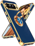 Pixel 9 Pro XL Gold Ring Holder Case