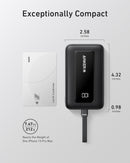 Portable Charger, 10,000Mah 30W Power Bank, USB - C in and Out Fast Charging Battery Pack