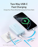 Portable Charger, 10,000Mah 30W Power Bank, USB - C in and Out Fast Charging Battery Pack