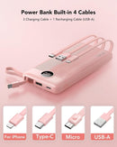 Portable Charger Power Bank, 10000Mah Travel Essentials Battery Pack
