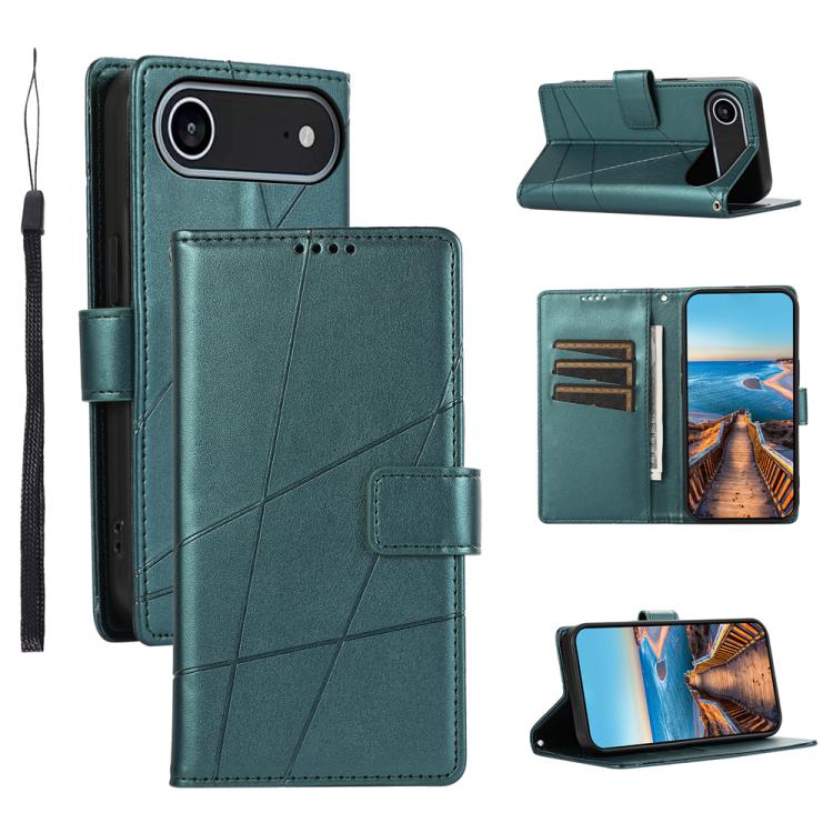 PU Genuine Leather Texture Embossed Line Phone Case, For iPhone 17 Pro Max, For iPhone 17 Pro, For iPhone 17, For iPhone 17 Air, iPhone 16e, For iPhone 16 Pro Max, For iPhone 16 Pro, For iPhone 16 Plus