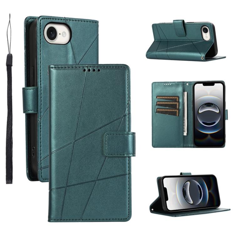 PU Genuine Leather Texture Embossed Line Phone Case, For iPhone 17 Pro Max, For iPhone 17 Pro, For iPhone 17, For iPhone 17 Air, iPhone 16e, For iPhone 16 Pro Max, For iPhone 16 Pro, For iPhone 16 Plus
