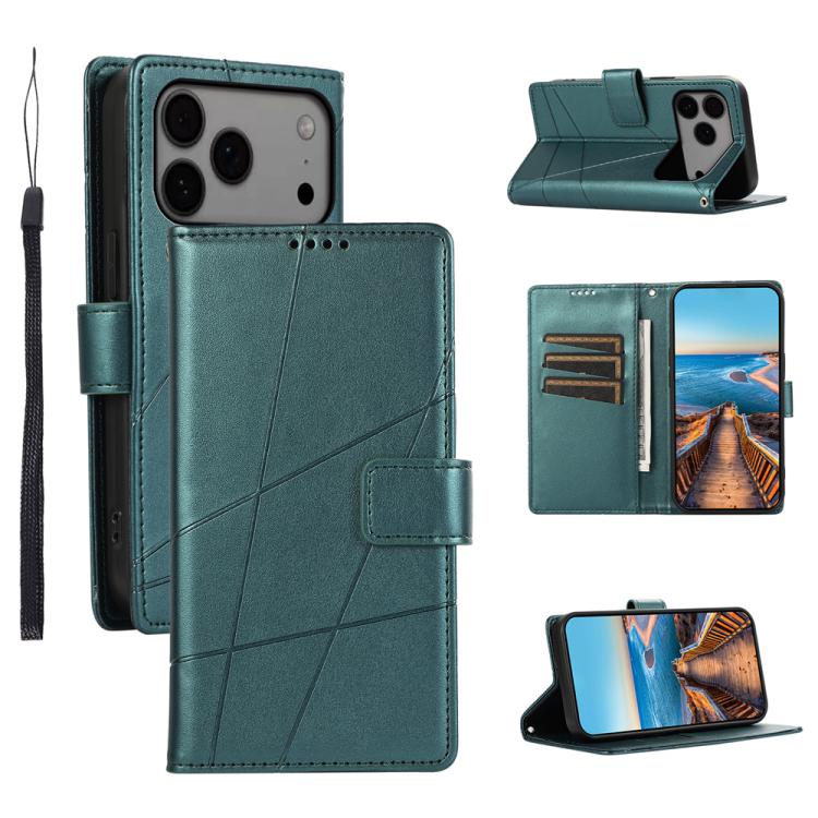 PU Genuine Leather Texture Embossed Line Phone Case, For iPhone 17 Pro Max, For iPhone 17 Pro, For iPhone 17, For iPhone 17 Air, iPhone 16e, For iPhone 16 Pro Max, For iPhone 16 Pro, For iPhone 16 Plus