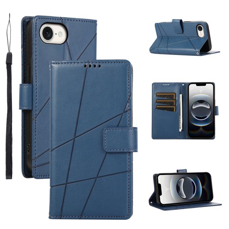 PU Genuine Leather Texture Embossed Line Phone Case, For iPhone 17 Pro Max, For iPhone 17 Pro, For iPhone 17, For iPhone 17 Air, iPhone 16e, For iPhone 16 Pro Max, For iPhone 16 Pro, For iPhone 16 Plus