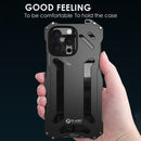 R - JUST RJ - 17 Shockproof Armor Hollow Metal Phone Case