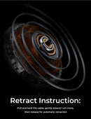 Retractable Car Charger, 69W USB C Car Accessories Adapter for Iphone