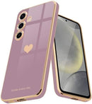 Samsung Galaxy S24 5G Girl Cute Bling Soft Back Shockproof Phone Case