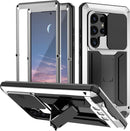 Samsung Galaxy S24 5G Metal Case Gorilla Glass Protector Cover Hard Case