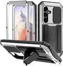 Samsung Galaxy S24 5G Metal Case Gorilla Glass Protector Cover Hard Case