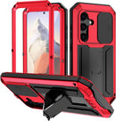 Samsung Galaxy S24 5G Metal Case Gorilla Glass Protector Cover Hard Case