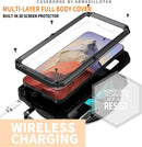 Samsung Galaxy S24 5G Metal Case Gorilla Glass Protector Cover Hard Case