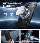 Samsung Galaxy S24 Compatible Magsafe Rugged Shockproof Full - body Protective Cover