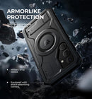 Samsung Galaxy S24 Compatible Magsafe Rugged Shockproof Full - body Protective Cover