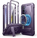 Samsung Galaxy S24 Compatible Magsafe Rugged Shockproof Full - body Protective Cover